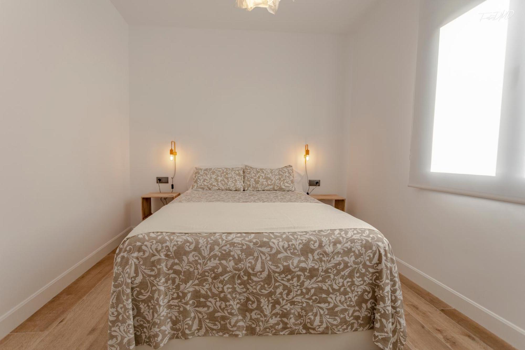 Apartamentos As Barxas Playa Moana Bagian luar foto