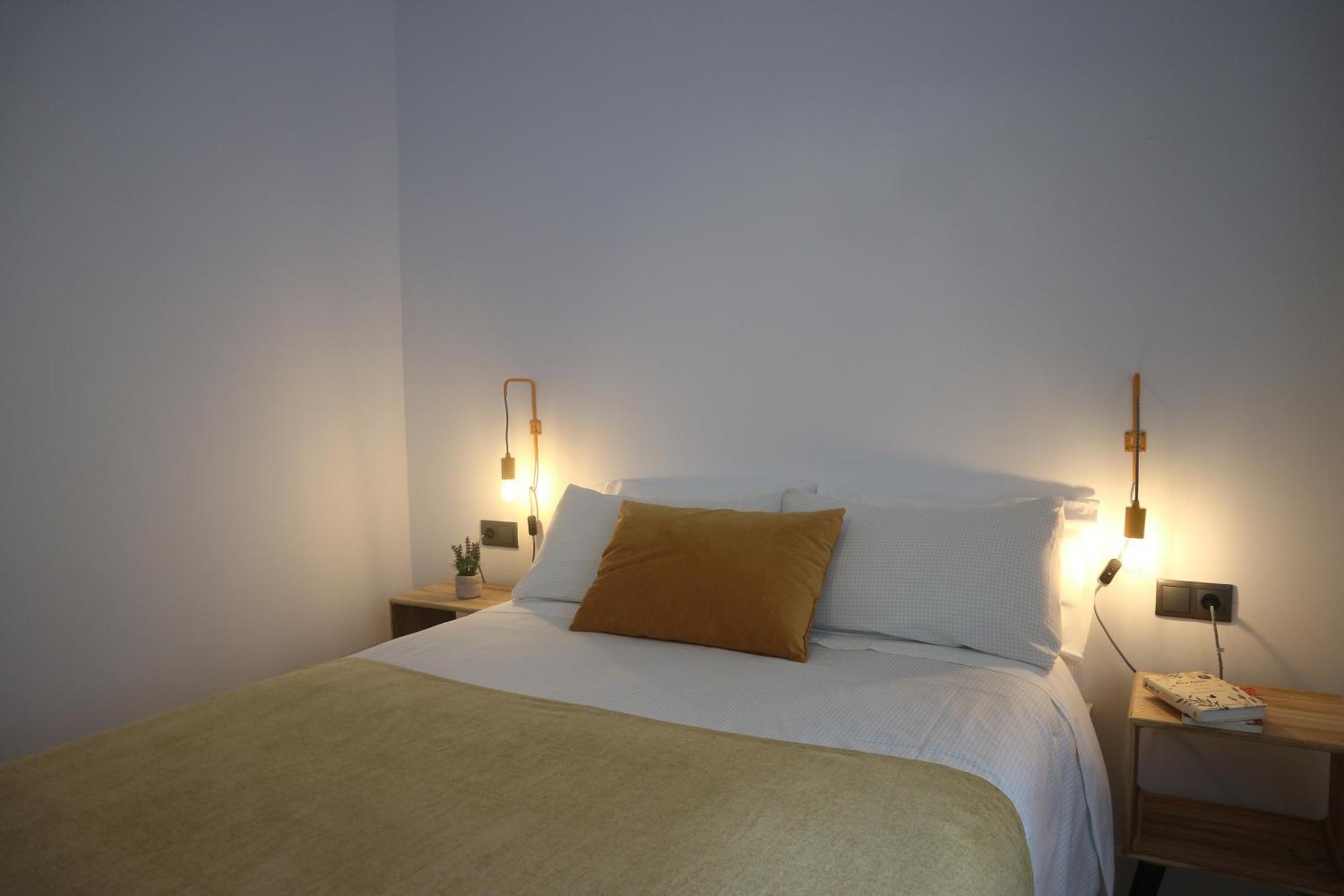 Apartamentos As Barxas Playa Moana Bagian luar foto